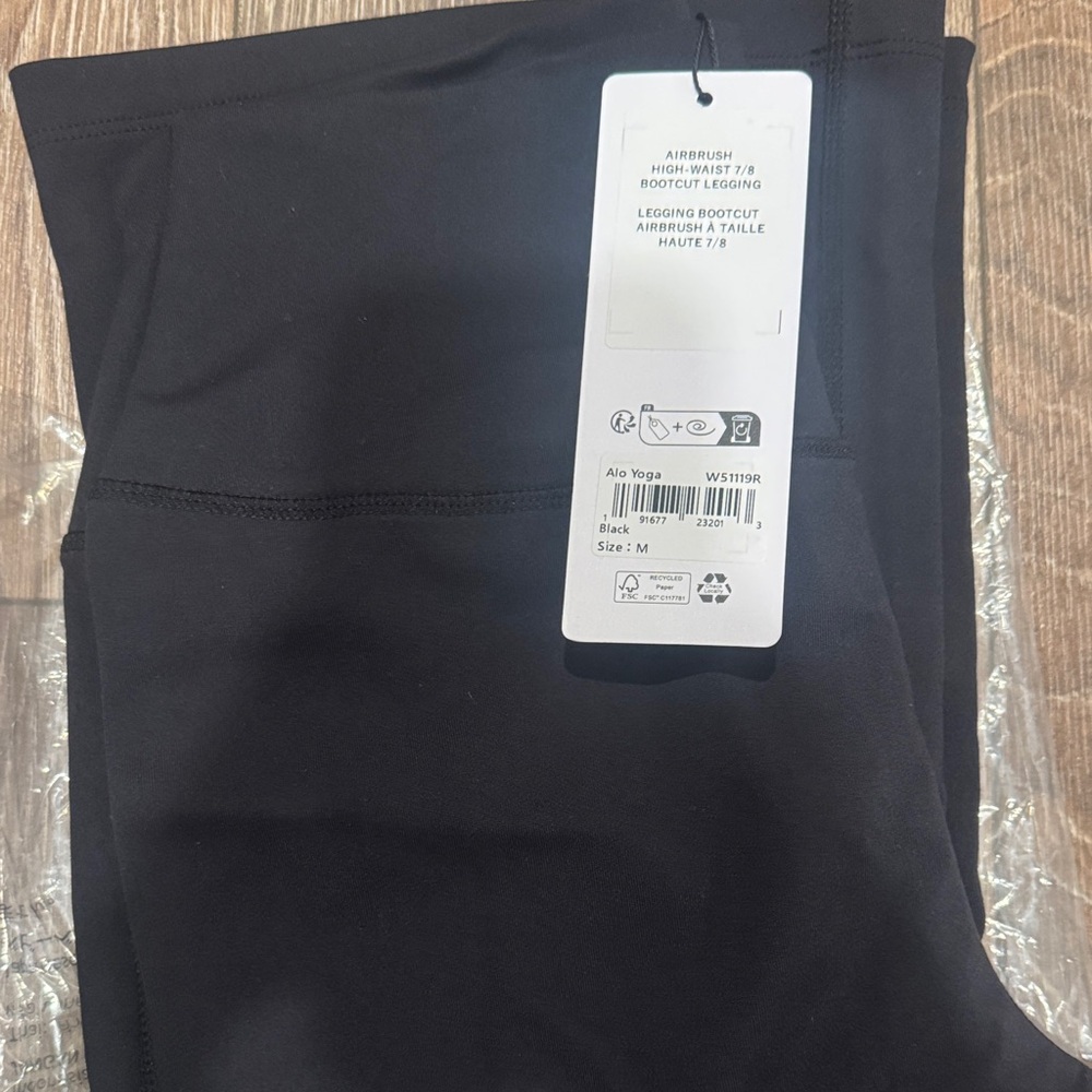 ALO Yoga Jet Black Bootcut Leggings